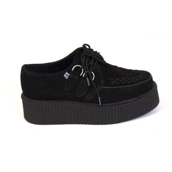 T.U.K Shoes - T.U.K. Unisex Viva Mondo Black Creepers